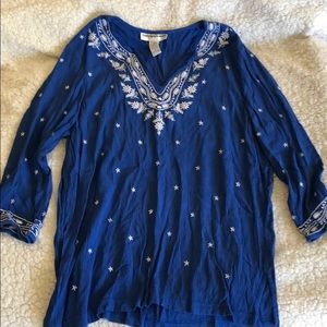 Blue tunic